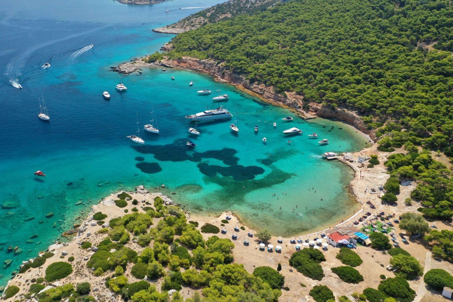 Athen: Heldagscruise til Agistri, Moni og Perdika