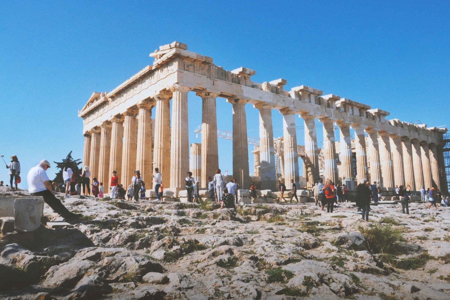 Aten: Heldags guidad tur med upphämtning på hotellet