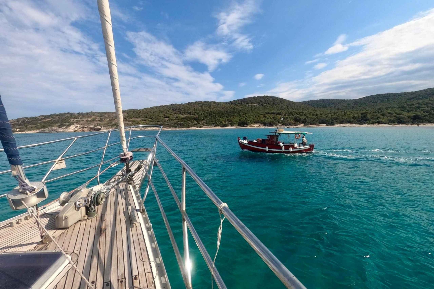 Athen: Heldags privat sejltur med måltider og drikkevarer