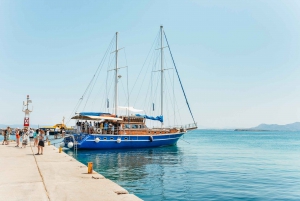 Athens: Boat Tour to Agistri, Aegina with Moni Swimming Stop