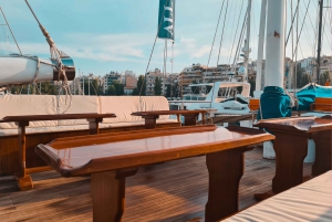 Athens: Boat Tour to Agistri, Aegina with Moni Swimming Stop