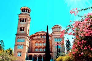 Athens: Boat Tour to Agistri, Aegina with Moni Swimming Stop