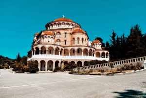 Athens: Boat Tour to Agistri, Aegina with Moni Swimming Stop