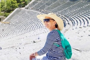 Atenas: Excursión de un día a Nauplia y Epidauro con baño