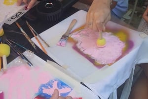 Athene: Graffitiworkshop en Tote Bag Painting Experience