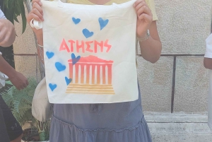 Atene: Laboratorio di graffiti ed esperienza di pittura con le borse