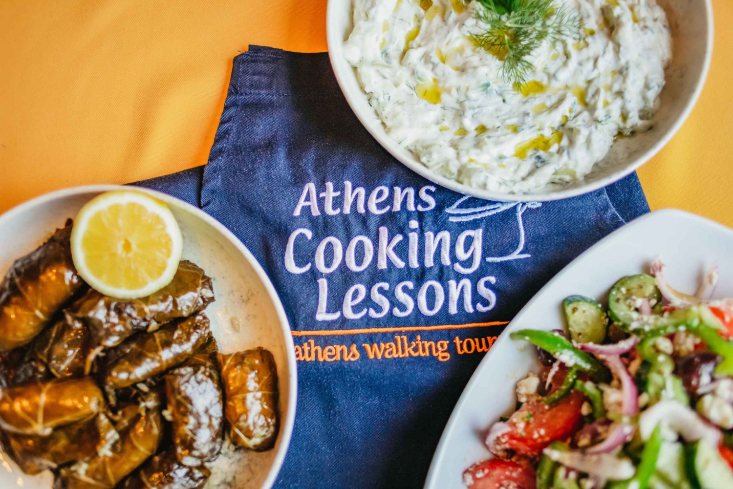 Athen: Oplev græsk mad med et kursus og en 3-retters middag