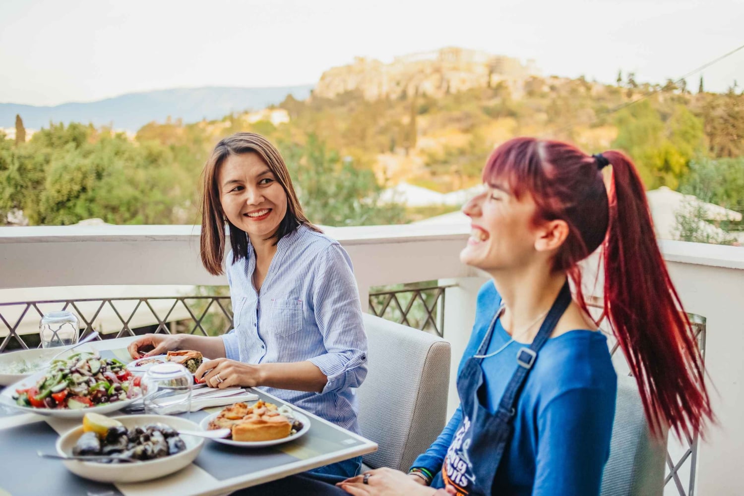 Atenas: Aula de culinária grega e jantar de 3 pratos
