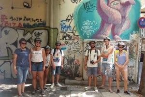 Aten: Grekiskt liv och gatukonst: elektrisk cykeltur