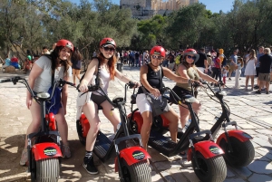Athènes : Visite guidée de la ville en scooter électrique ou en E-Bike