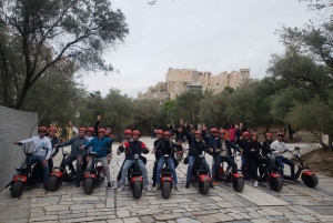 Atene: Tour guidato della città con scooter elettrico o bicicletta elettrica