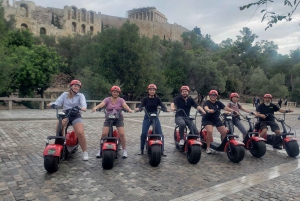Atenas: City tour guiado na cidade com scooter elétrico ou E-Bike
