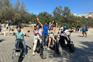 Athens: Guided E-Scooter Tour in Acropolis Area