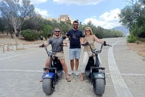 Athens: Premium Guided E-Scooter Tour in Acropolis Area