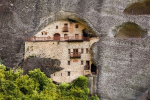 Athènes : Visite guidée des monastères des Météores et des grottes de l'Ermite
