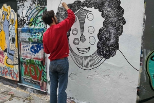 Atenas: tour guiado de arte de rua urbana