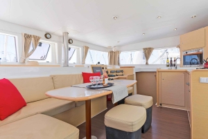 Athens: Half-Day Sunset Catamaran Cruise with Meal & Drinks