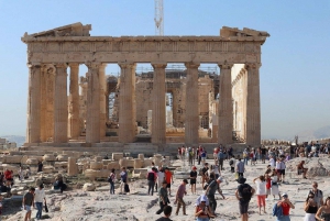 Atrakcje Aten i zadziwiający przylądek Sounion oraz wycieczka audio