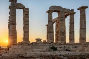 Ateenan kohokohdat & hämmästyttävä Cape Sounion & äänikierros