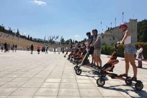 Najważniejsze atrakcje Aten dzięki elektrycznemu rowerowi Trikke