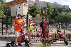 Punti salienti di Atene in bici elettrica Trikke