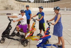 Atens höjdpunkter med elektrisk Trikke-cykel