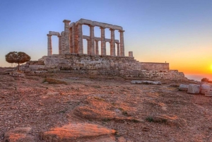 Hoogtepunten van Athene & Kaap Sounion Zonsondergang Tour & audiotour