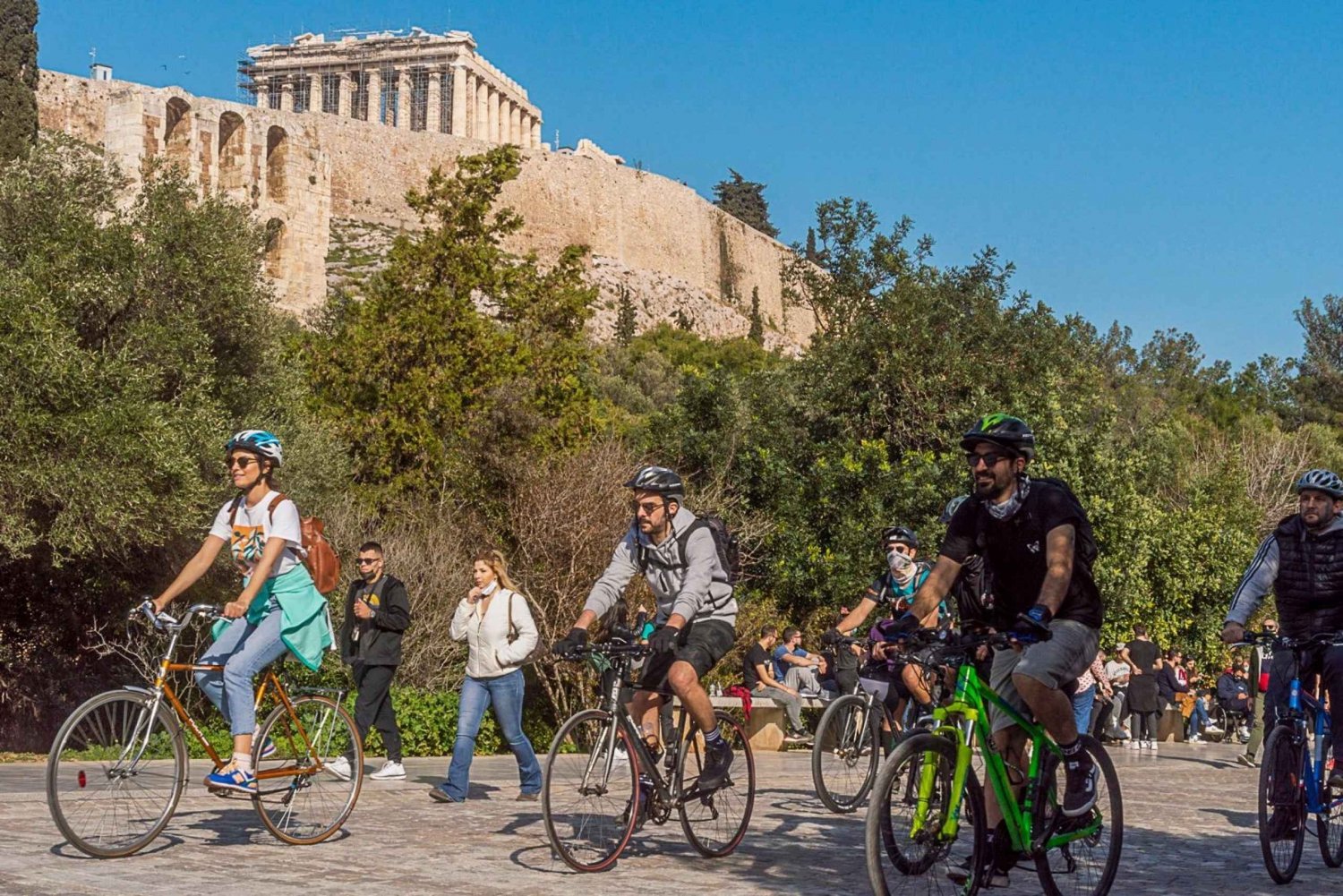 Centro Histórico de Atenas: Explore de bicicleta