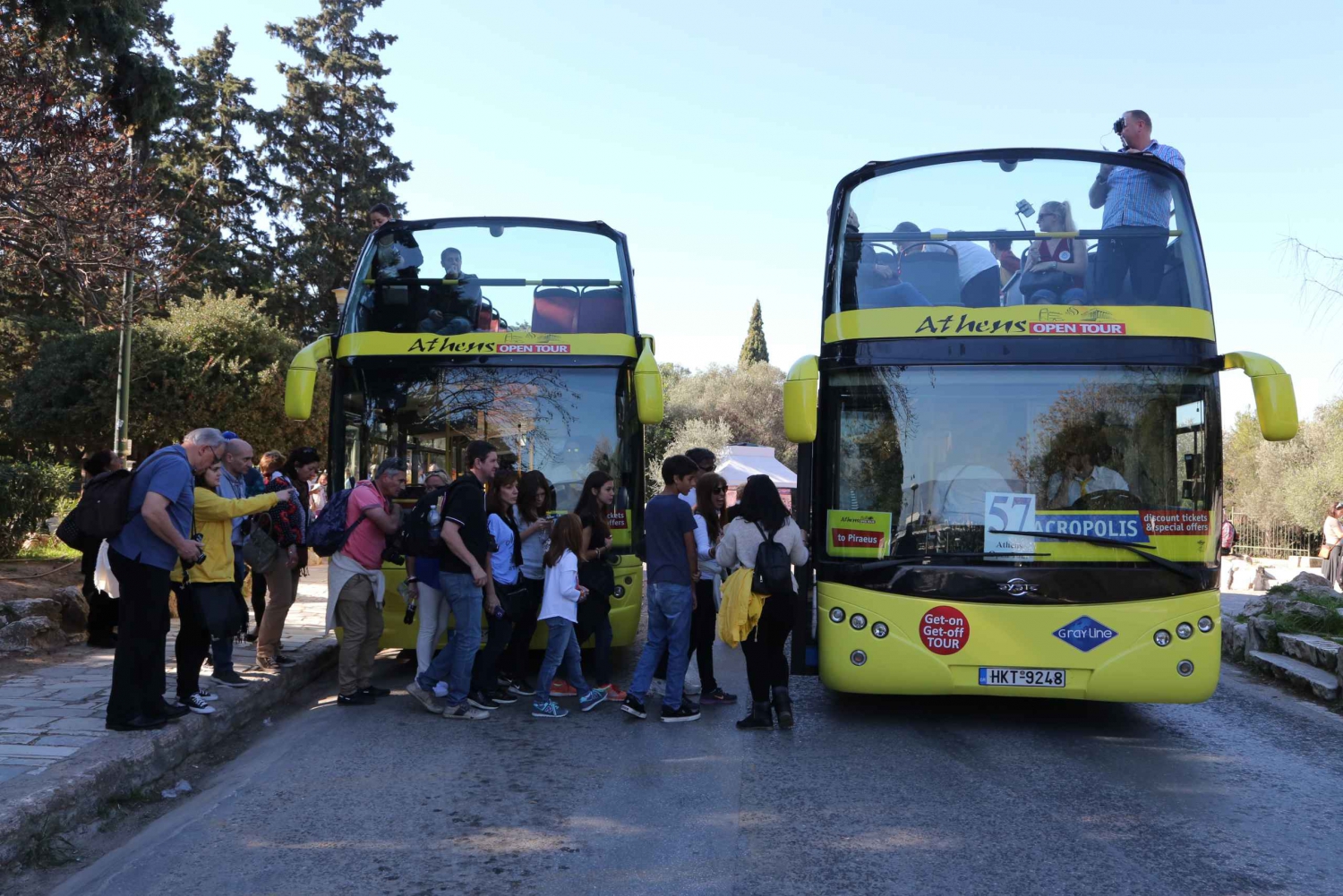 Athen: Hop-on-hop-off-bus og solnedgangstur til Kap Sounion