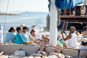 Atenas: autobús turístico y crucero por las islas Sarónicas