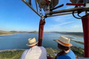 Athens: Hot-Air Balloon Flight Experience with Snacks & Wine
