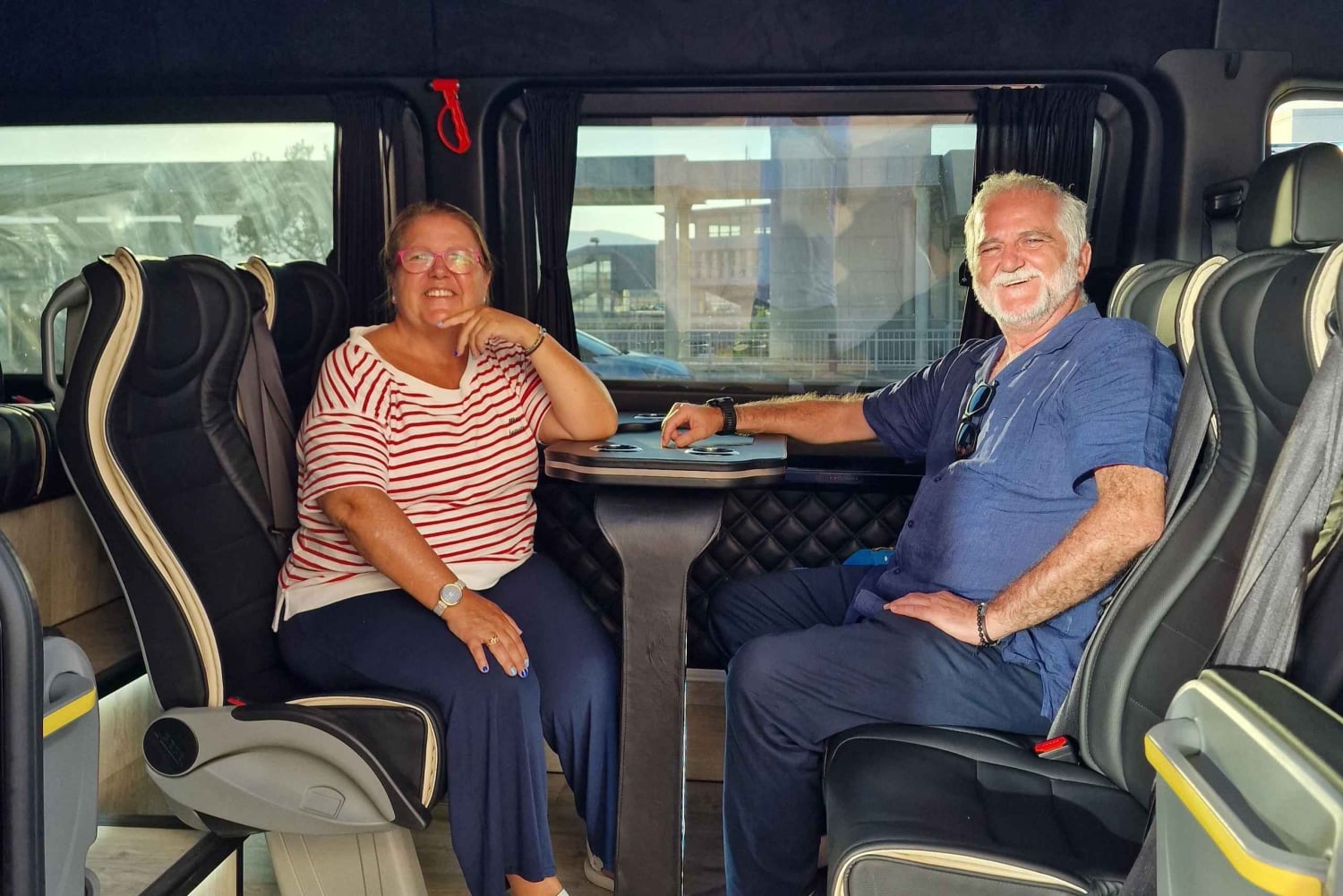 Z hotelu w Atenach do portu wycieczkowego w Pireusie Easy Van i minibusem