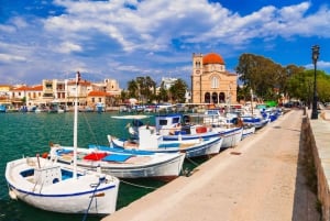 Athens: Island Cruise with Lunch & Hop-On Hop-Off Bus Ticket