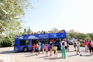Atenas: cruzeiro pela ilha com almoço e passagem para ônibus hop-on hop-off
