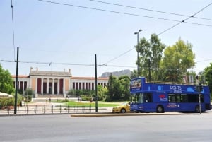 Ateena: Hop-On Hop-Off bussilippu: Saariristeily lounaalla & Hop-On Hop-Off bussilippu