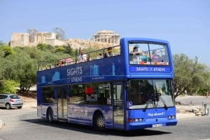 Ateny: rejs po wyspie z lunchem i biletem autobusowym Hop-On Hop-Off
