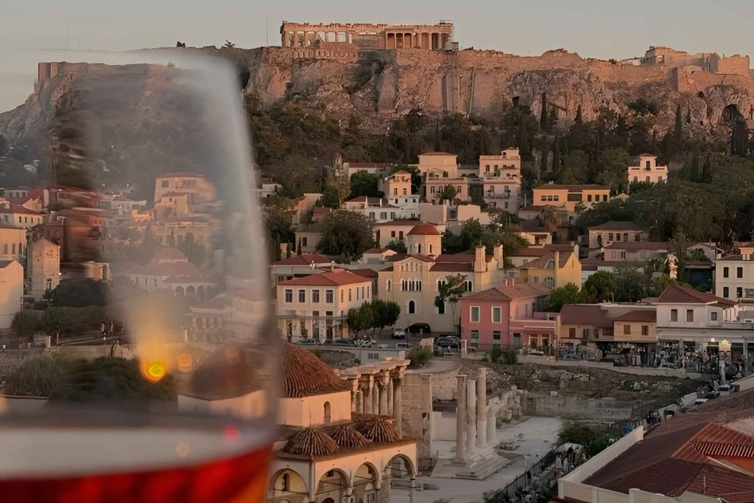 Athens: Local Market, Wine Tasting, and Ancient Sights Tour