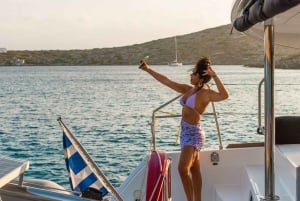 Athens: Sunset Cruise to Poseidon Temple, Prosecco & Cheese