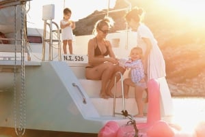 Athens: Sunset Cruise to Poseidon Temple, Prosecco & Cheese