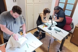 Aten: Workshop för att hugga ord i marmor