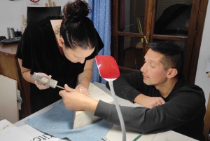 Aten: Workshop för att hugga ord i marmor