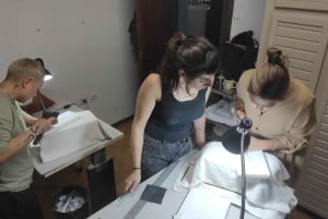 Atenas: Taller de talla de palabras en mármol