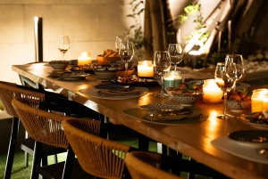 Tour durch den Athener Markt und Kochkurs in einem wunderschönen Garten