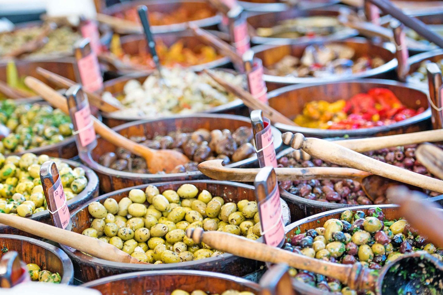 Экскурсия по рынку Афин и кулинарный мастер-класс в прекрасном саду