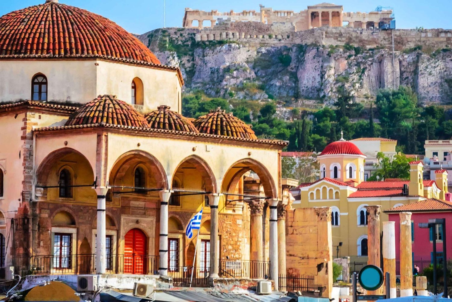 Экскурсия по рынку Афин и кулинарный мастер-класс в прекрасном саду