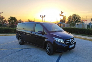 Athens: Mercedes V-Class Luxury Airport, Port, City Transfer
