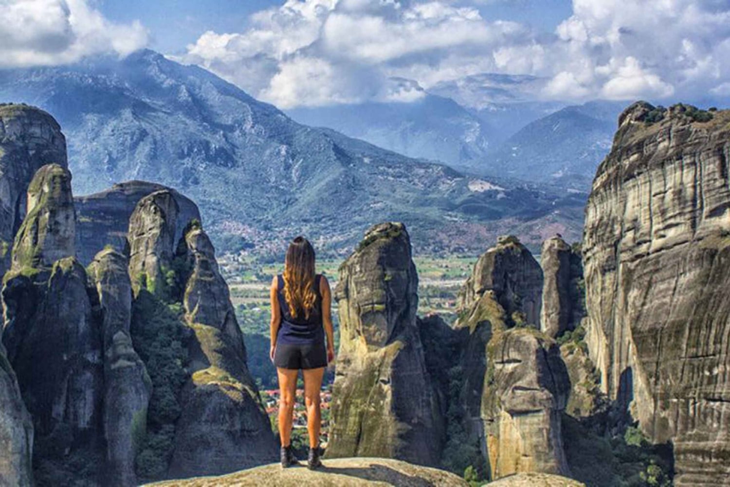 Atene: Escursione di un giorno a Meteora in spagnolo con guida dal vivo e pranzo