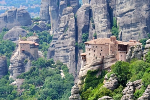 From Athens: Meteora Day Trip by Train with Audio Guide