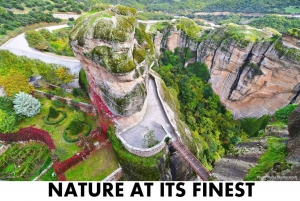 Athens: Meteora Independent Train Trip and Monastery Tour