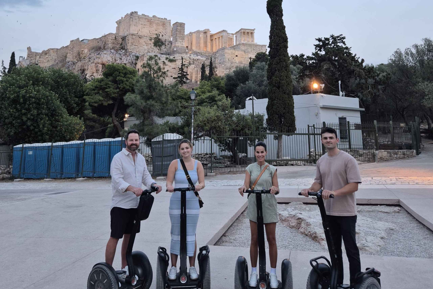 Visite nocturne d'Athènes : 3 heures en Segway